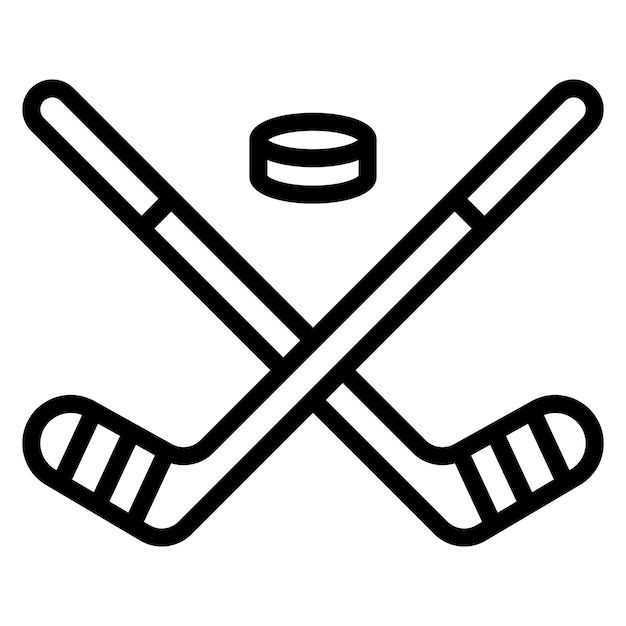 Plik wektorowy obraz wektorowy ikony hokeja na lodzie może być używany dla ośrodka narciarskiego