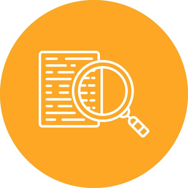 Obraz wektorowy ikony informacji może być używany do Big Data