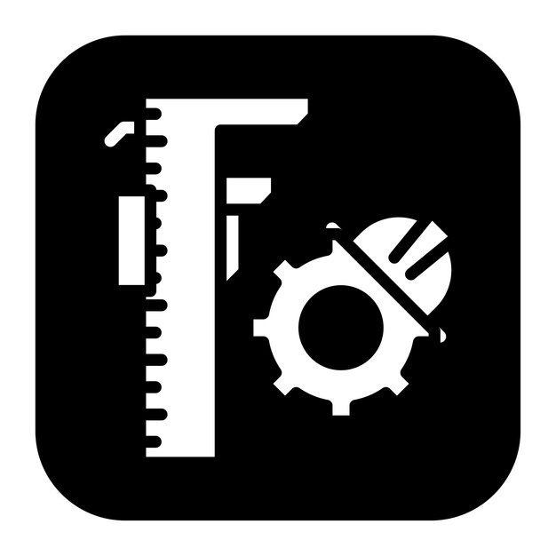 Obraz wektorowy ikony inżynierii Może być używany dla inżyniera mechaniki