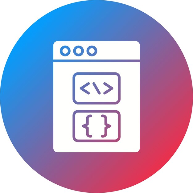 Obraz wektorowy ikony języka programowania Może być używany dla No Code