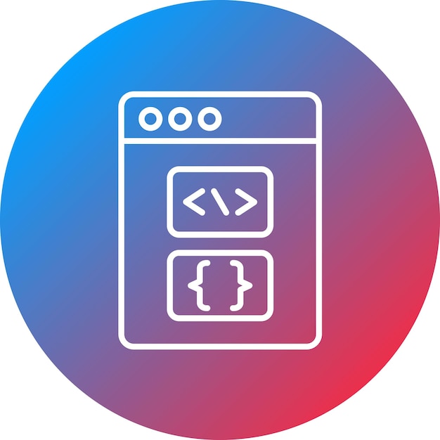 Obraz wektorowy ikony języka programowania Może być używany dla No Code