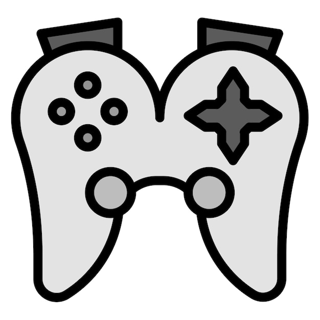 Obraz wektorowy ikony joystick może być używany do rozszerzonej rzeczywistości