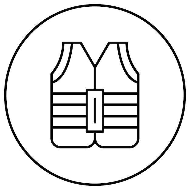 Plik wektorowy obraz wektorowy ikony kamizelki może być używany dla mody