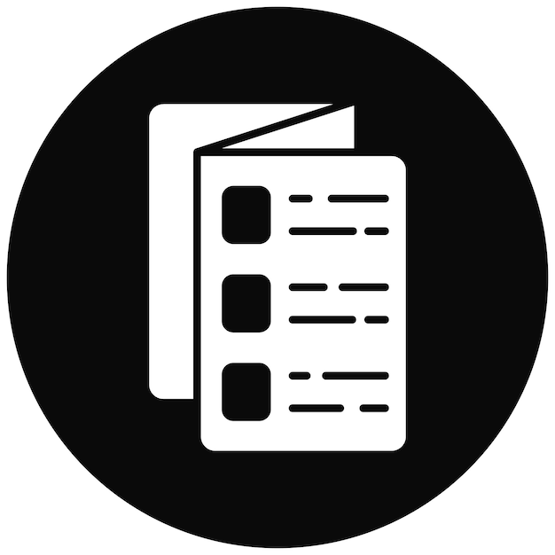 Obraz wektorowy ikony katalogu może być używany w sklepie internetowym