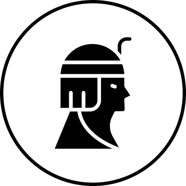 Plik wektorowy obraz wektorowy ikony kleopatry może być używany dla egiptu