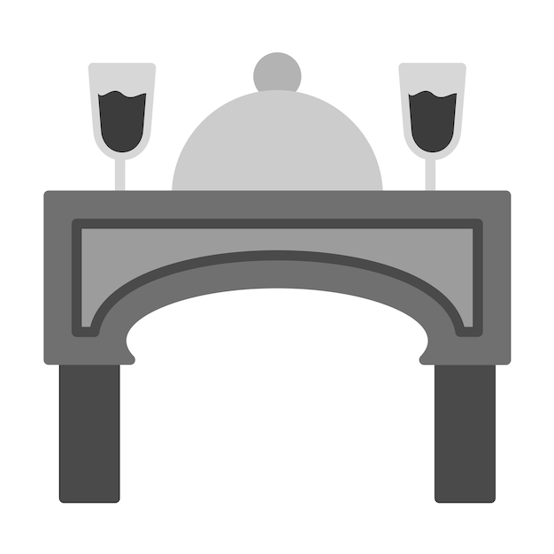 Plik wektorowy obraz wektorowy ikony kolacji może być używany do pogrzebu