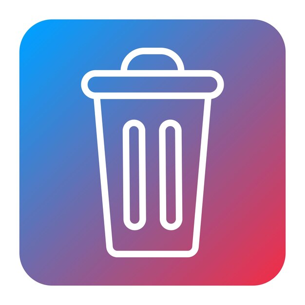 Obraz wektorowy ikony kosza do recyklingu może być używany do rozwoju ekologicznego