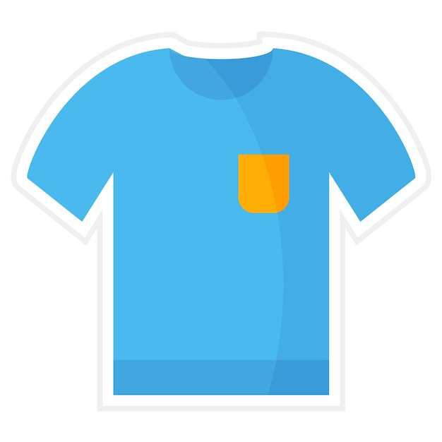 Plik wektorowy obraz wektorowy ikony koszulki może być używany dla mody