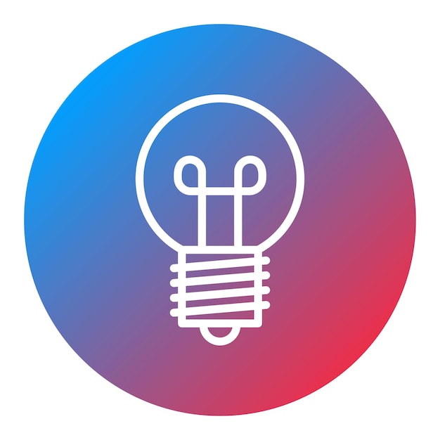 Obraz wektorowy ikony lampy może być używany do Retro