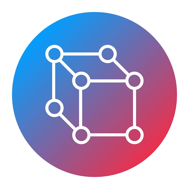 Obraz wektorowy ikony modelu może być używany w Data Science