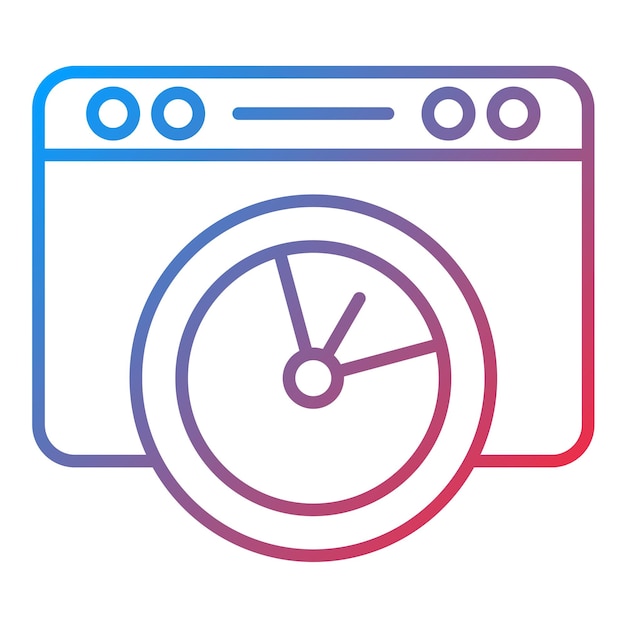Obraz wektorowy ikony optymalizacji Może być używany dla Digital Nomad