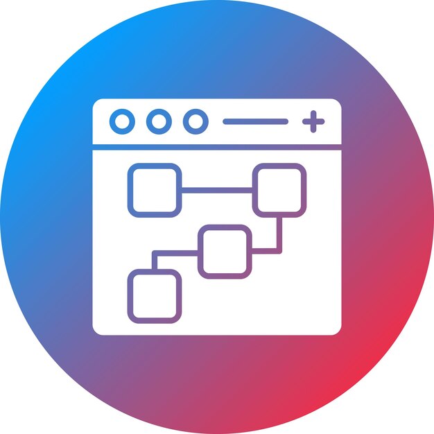 Obraz wektorowy ikony projektowania UX Może być używany do programowania komputerowego