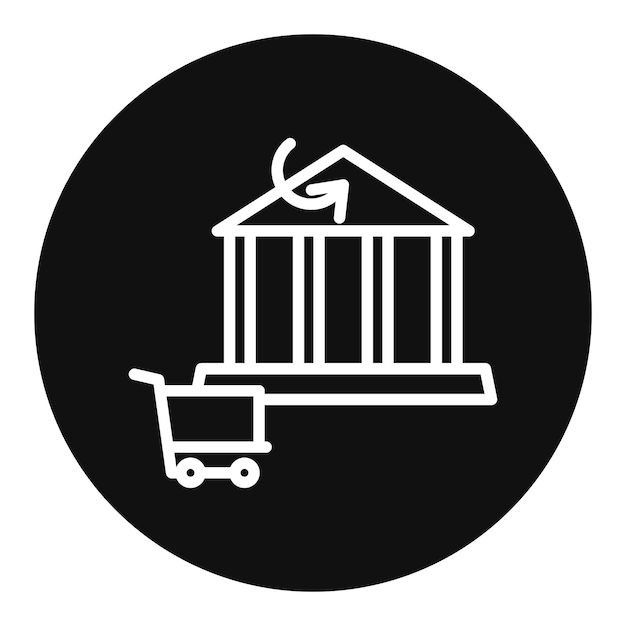 Obraz wektorowy ikony przelewu bankowego może być używany w sklepie e-commerce