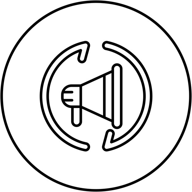 Obraz wektorowy ikony remarketingu Może być używany do marketingu internetowego