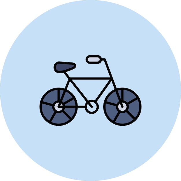 Obraz Wektorowy Ikony Roweru Może Być Używany Dla Produktów Ekologicznych