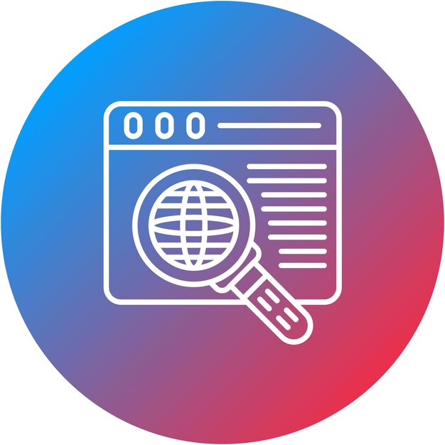 Obraz wektorowy ikony SEO może być używany do hostingu internetowego