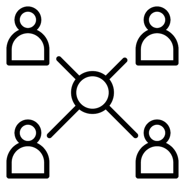 Obraz wektorowy ikony sojuszy Może być używany do Data Science