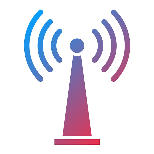 Obraz wektorowy ikony Wi-Fi Tethering może być używany dla mobilnego interfejsu użytkownika