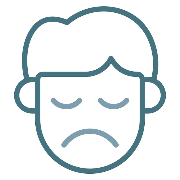Obraz wektorowy ikony winy może być używany dla ludzkich emocji