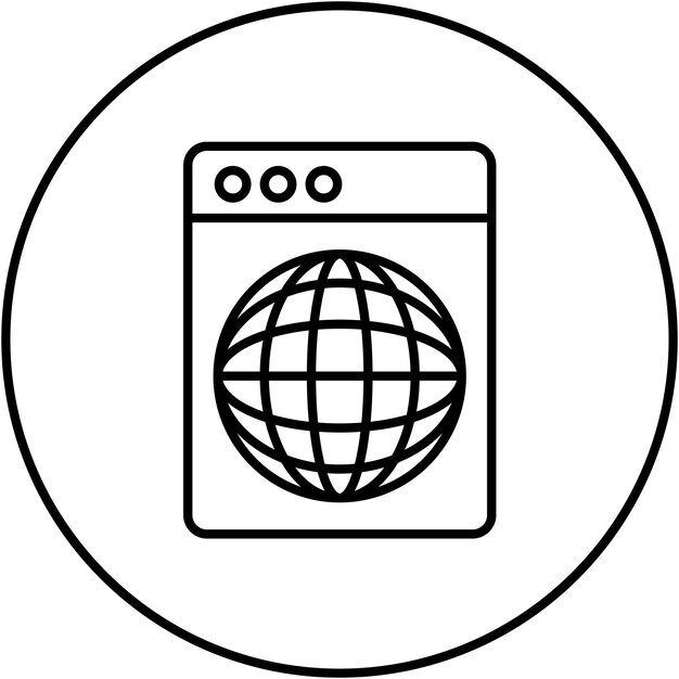 Obraz wektorowy ikony witryny może być używany dla No Code