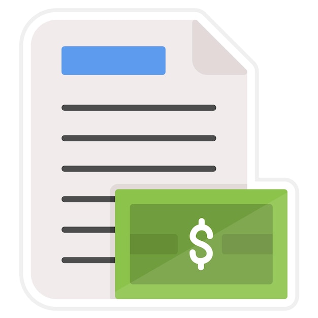 Plik wektorowy obraz wektorowy ikony wydatków może być używany do rachunkowości