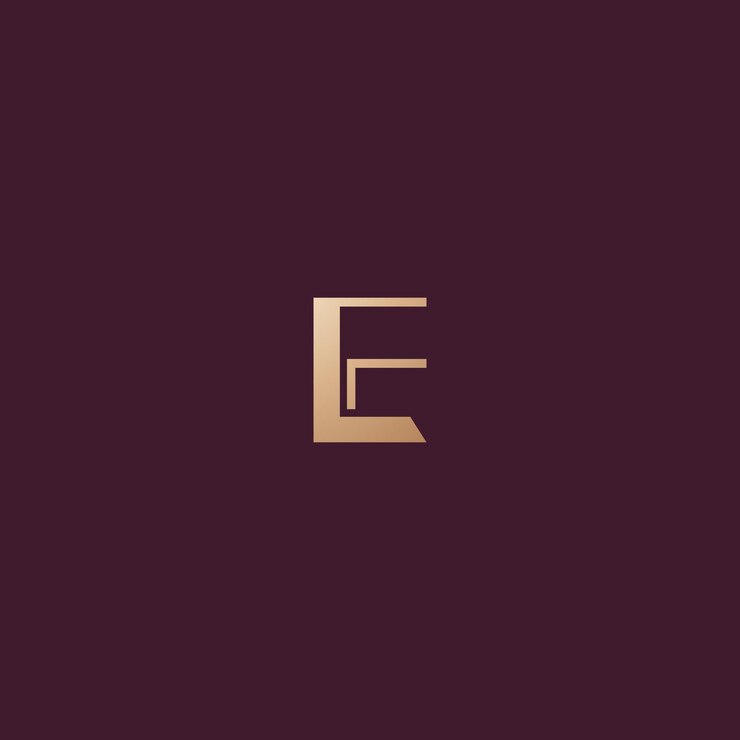 Wektor obraz wektorowy projektu logo lf
