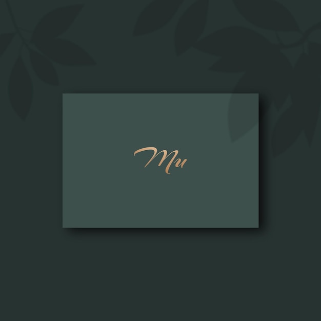 Obraz Wektorowy Projektu Logo Mu