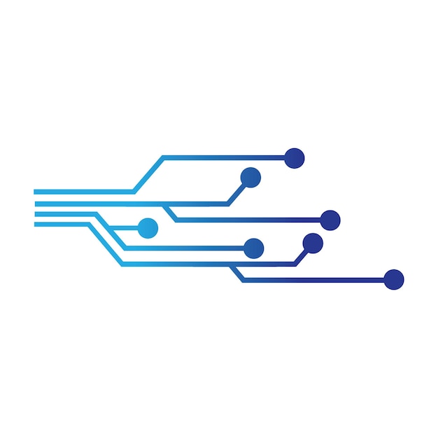 Obwód Logo Szablon wektor ilustracja ikona design