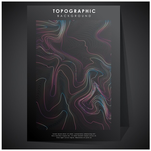 Odcienie Geometrycznego Holograficznego Futurystyczny Plakat Holograficzny Z Siatką Gradientową