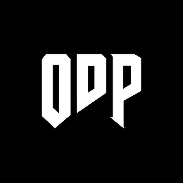 ODP (Letter Logo Design for Technology Company) ODP (Czarno-białe kombinacje kolorów ODP) Wektor ODP (Wektor ODP) Ikonka ODP (Alfabet ODP) Logo ODP (Typografia ODP)