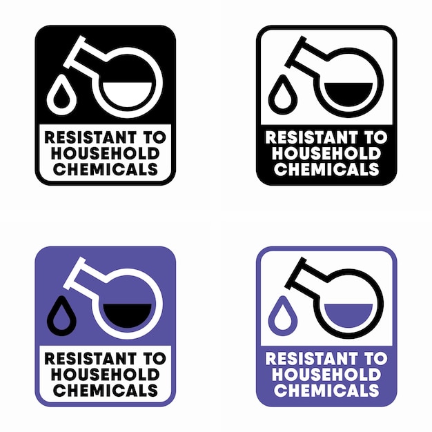 Odporny Na Wektorowy Znak Informacyjny Chemii Gospodarczej