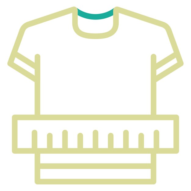 Plik wektorowy odzież ilustracja ikony wektorowej pomiaru zestawu ikon szycia
