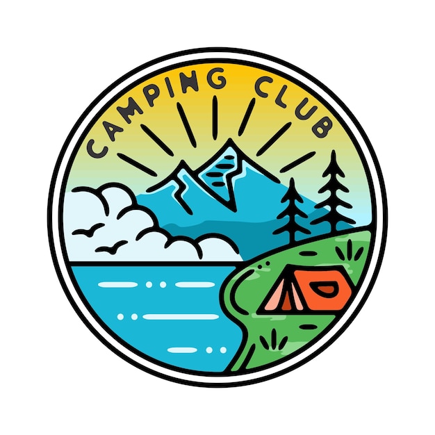 Odznaka Camping Club Monoline