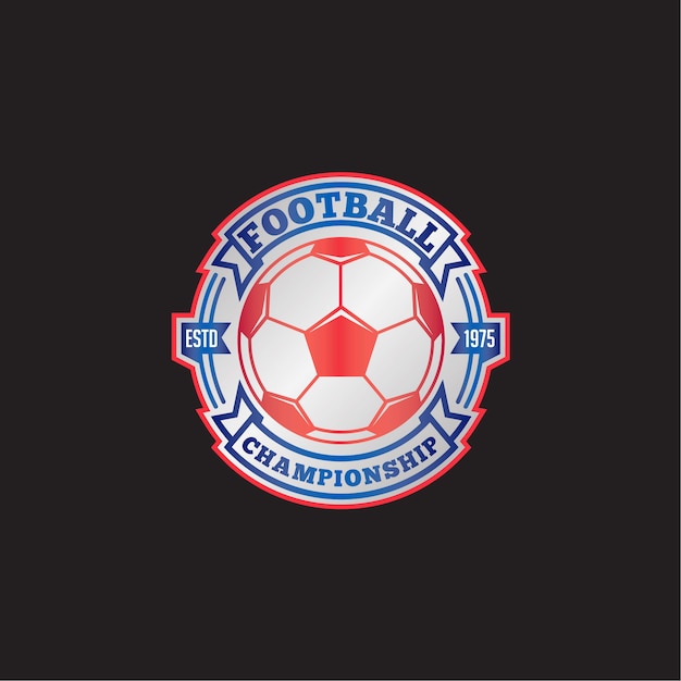 Plik wektorowy odznaka klubu piłkarskiego