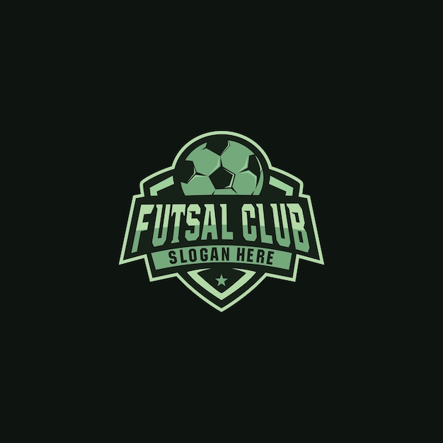 Plik wektorowy odznaka logo klubu futsal