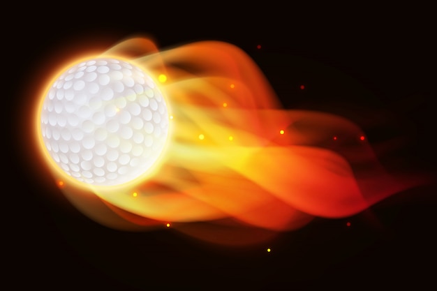 Plik wektorowy ogień w golfa