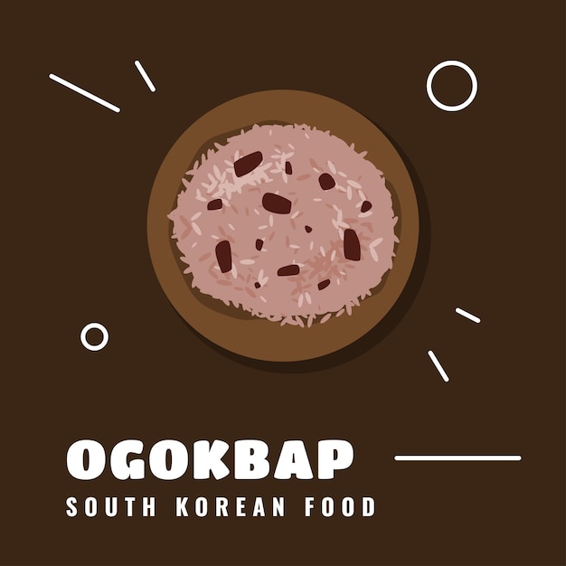 Ogokbap Azjatyckie Tradycyjne Jedzenie Z Korei