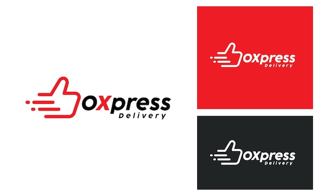 Ok Express Delivery Shipping Fast Cargo Projektowanie Logo