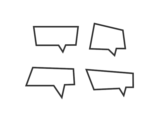 Okno dialogowe ikona Bąbel mowy ilustracja symbol wektor wiadomości