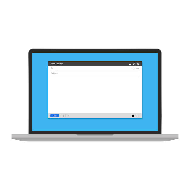 Okno przeglądarki w laptopie