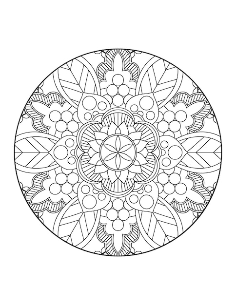 Okrągła mandala 601