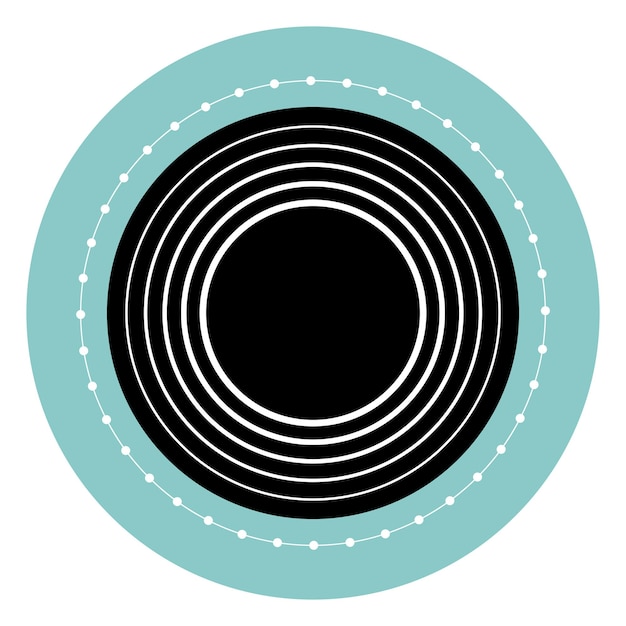 Okrągłe Koło Logo Symbol Graficzny Okrągły Abstrakcyjny Minimalistyczny Kształt Wzór Na Koszulkę Z Nadrukiem Tapety Logo Dekoracji