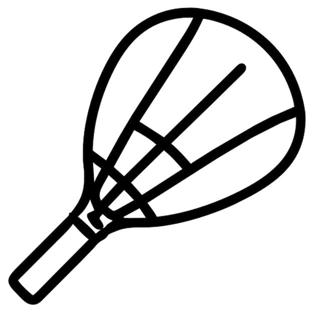 Plik wektorowy określenie ikony badmintonu