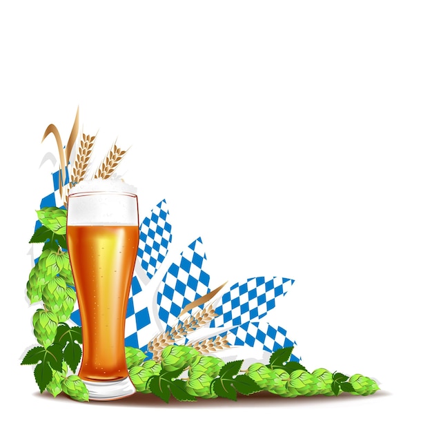 Oktoberfest Ilustracja Na Festiwal Piwa