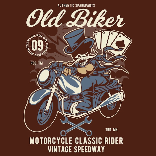 Old Man Biker