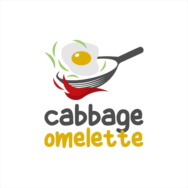 omlet logo jaja prosty nowoczesny wektor zabawy