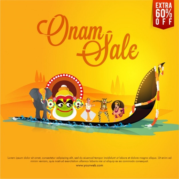 Onam Sale Background