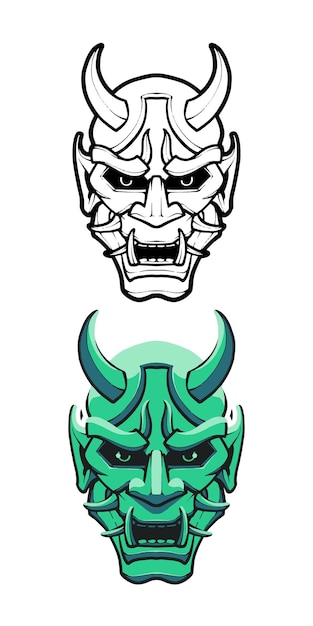 Plik wektorowy oni mask 2