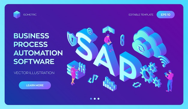 Oprogramowanie do automatyzacji procesów biznesowych SAP. System planowania zasobów przedsiębiorstwa ERP.