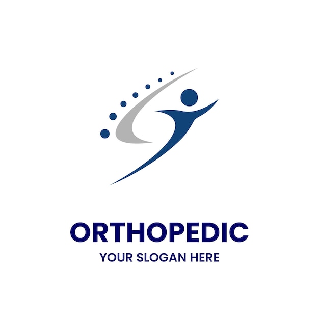 Ortopedyczne Płaskie Logo Firmy Wektor